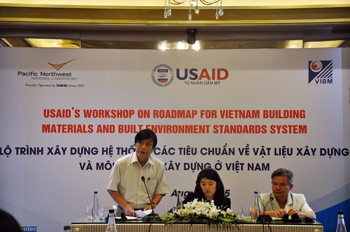 vibm-HT2 Hội thảo về lộ trình xây dựng hệ thống tiêu chuẩn về vật liệu xây dựng và môi trường xây dựng Việt Nam
